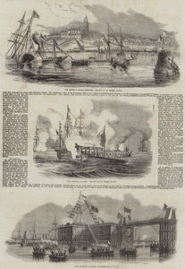 La visita di Sua Maestà in Francia da Antoine Leon Morel Fatio