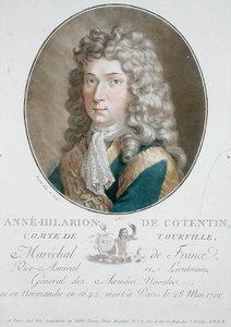 Anne-Hilarion de Cotentin (1642-1701) Conte di Tourville da Antoine Louis Francois Sergent Marceau