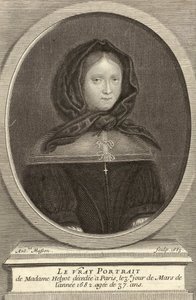 Francese: Ritratto di Marie Helyot da Antoine Masson