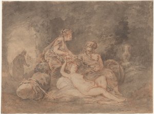 Lot e le sue figlie, 1756 da Antoine Pesne