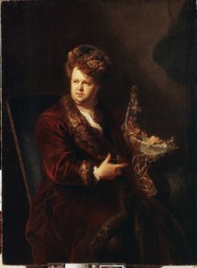 Ritratto del gioielliere Johann Melchior Dinglinger da Antoine Pesne