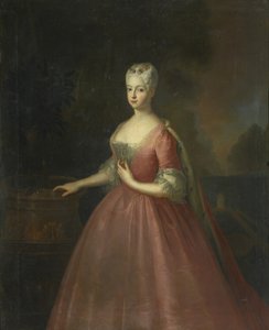 Ritratto della principessa Friederike Luise di Prussia, Margravia di Brandeburgo-Ansbach da Antoine Pesne School