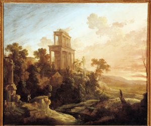 Effetto del tramonto da Antoine Pierre the Younger Patel