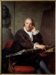 Ritratto del pittore Gabriel Francois Doyen (1726-1806) da Antoine Vestier