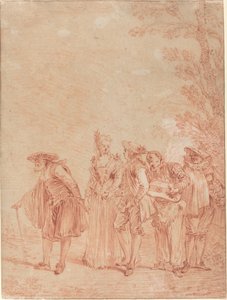 Il corteo nuziale da Antoine Watteau
