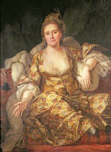 Annette, contessa di Vergennes in costume orientale