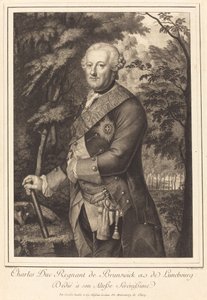 Carlo Duca Regnante di Brunswick da Antoine de Marcenay