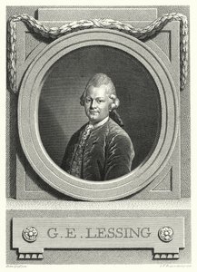 Gotthold Ephraim Lessing, filosofo, scrittore e drammaturgo tedesco dell