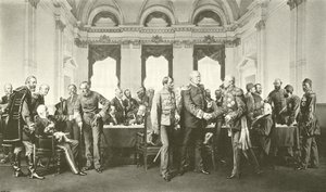 La Conferenza di Berlino (incisione)