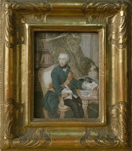 Re Federico II di Prussia nella sua giacca Hohenzollern, 1769 da Anton Friedrich Konig