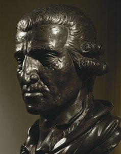 Joseph Haydn. Busto di piombo del cast ... da Anton Grassi