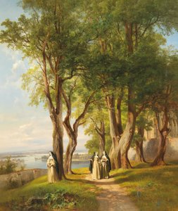 Nel giardino del convento da Anton Hansch