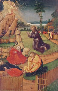 Gesù nel giardino degli ulivi, da Scene della vita di Cristo da Anton Henkel