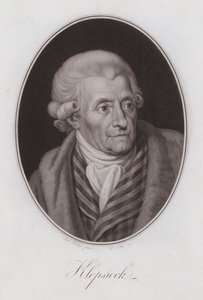 Friedrich Gottlieb Klopstock, poeta tedesco da Anton Hickel