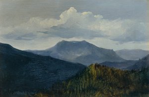 Il Schneeberg vicino a Gutenstein da Anton Hlavacek