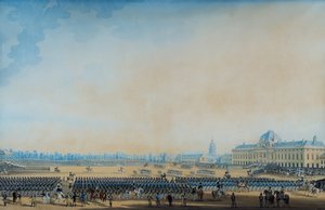 Distribuzione delle bandiere e delle Guardie Nazionali, Champ-de-Mars, 7 settembre 1814