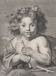 Il giovane Bacco, con un flauto, 1728 da Anton Joseph von Prenner