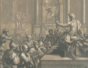 San Giovanni Evangelista che predica in un tempio da Anton Maria Zanetti