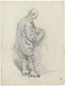Cocchiere con un fascio di paglia da Anton Mauve