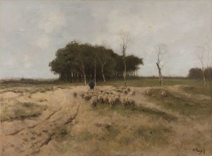Sulla brughiera vicino a Laren da Anton Mauve