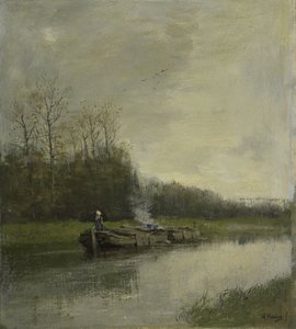 Canale di navigazione da Anton Mauve