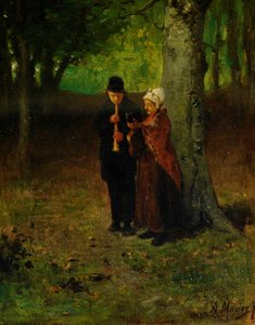Musicisti erranti da Anton Mauve