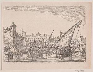 Porto sul Mediterraneo da Anton Melbye