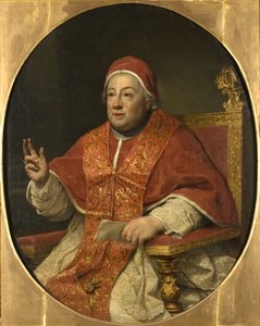 Ritratto di Papa Clemente XIII (1693-1769) da Anton Raphael Mengs