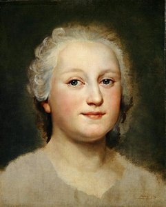 Studio di ritratto di una signora da Anton Raphael Mengs