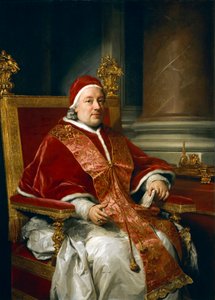 Ritratto di Papa Clemente XIII Rezzonico, di Anton Raphael Mengs da Anton Raphael Mengs