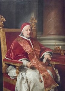 Ritratto di papa Clemente XIII Rezzonico da Anton Raphael Mengs