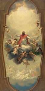 San Eusebio portato in cielo, c.1757 da Anton Raphael Mengs