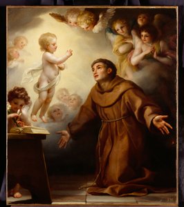 Il Bambino Gesù appare a Sant