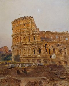 Colosseo a Roma da Anton Romako