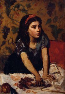 Ragazza che mangia da Anton Romako