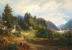Una vista di Bad Ischl