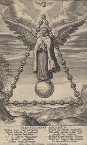 Perfectionis Ascensio, dalla Vita di San Giovanni della Croce da Anton Wierix