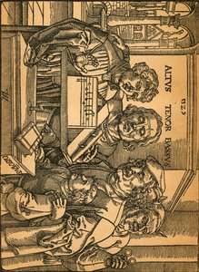 Una rara xilografia di Anton Von Worms Anton Woensam