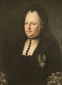 Maria Teresa vestita a lutto da Anton von Maron