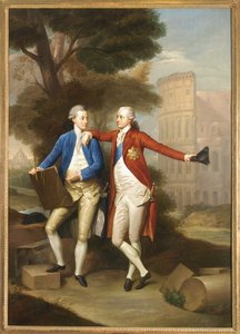 I conti Franciszek e Kazimierz Rzewuski a Roma, 1772 da Anton von Maron