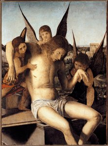 Pietà con tre angeli (dettaglio)