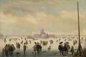 Scena di pattinaggio da Antoni (1594 1641) Verstralen