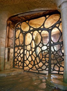 La Casa Milà, La Pedrera, Passeig de Gracia a Barcellona (Spagna). Architetto Antoni Gaudí i Cornet