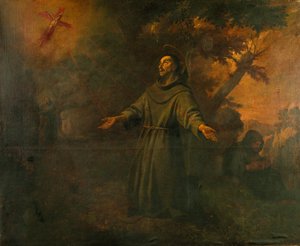 San Francesco riceve le stimmate da Antoni Viladomat Y Manalt