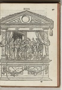 Terza struttura decorata con scena: il principe libera le virtù dalla prigionia