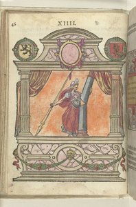 Scena con personificazione della Forza (Fortitudo)
