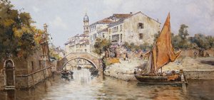 Un canale veneziano da Antonia Maria de Reyna Manescau