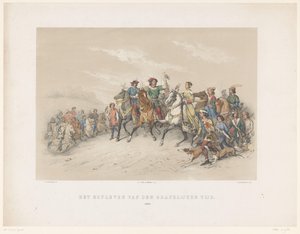 Utrechtse maskerade del 1851: Vita di corte nel 1296
