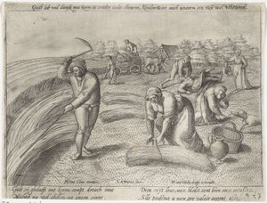 Il raccolto da Antonie Wierix (II) (possibly)