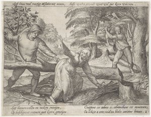 Bonifica della foresta da Antonie Wierix (II) (possibly)